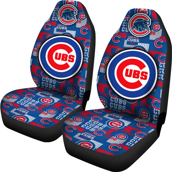 Chicago Cubs New Fashion Fantastic Car Seat Covers 001(Pls Check Description For Details)